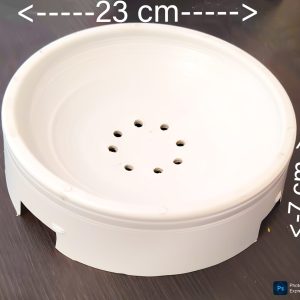 Cuibar plastic alb