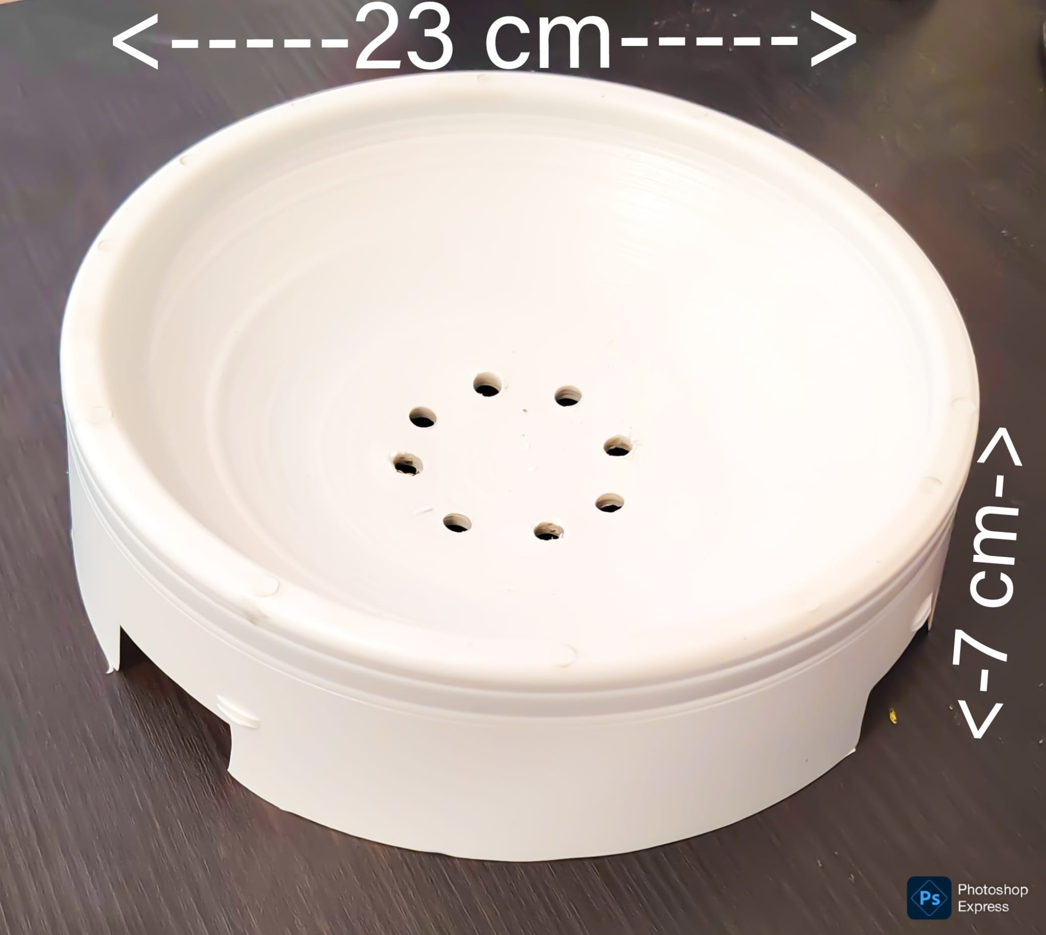 Cuibar plastic alb