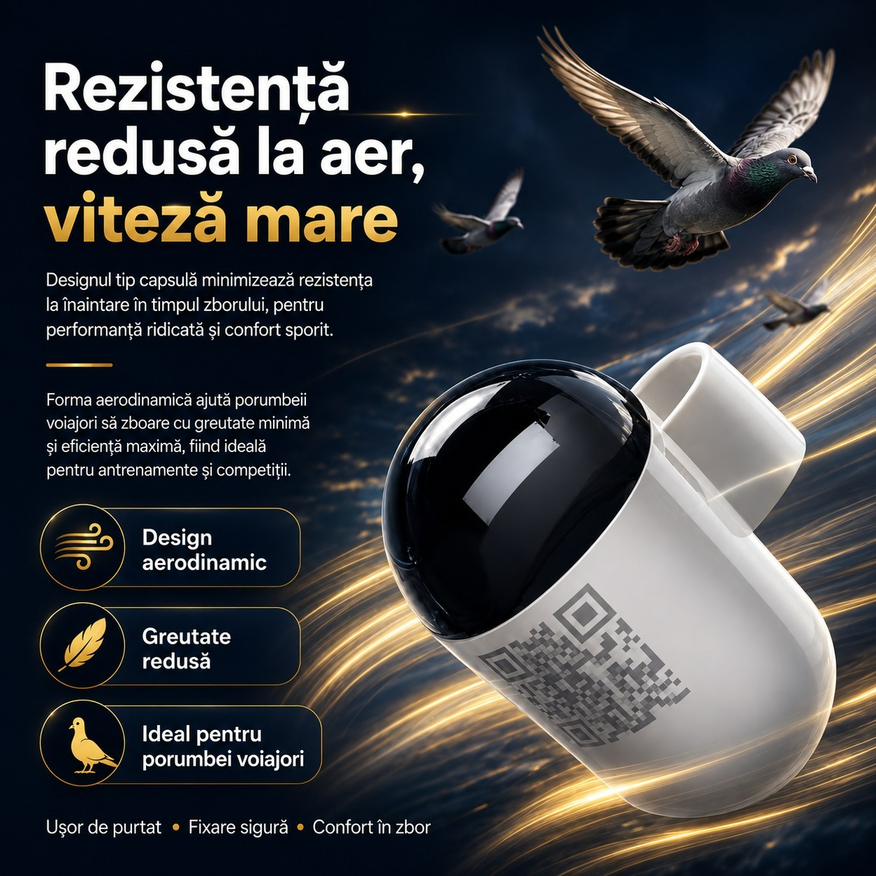 Senzor GPS porumbei - imagine 2